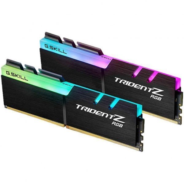 Модуль пам'яті до комп'ютера DDR4 16GB (2x8GB) 3000 MHz TridentZ RGB Black G.Skill (F4-3000C16D-16GTZR)
