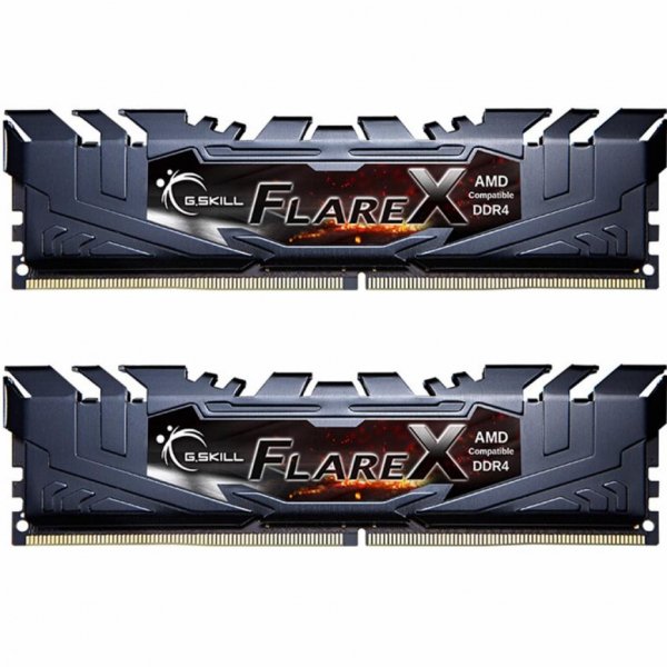 Модуль пам'яті до комп'ютера DDR4 16GB (2x8GB) 3200 MHz FlareX Black G.Skill (F4-3200C16D-16GFX)
