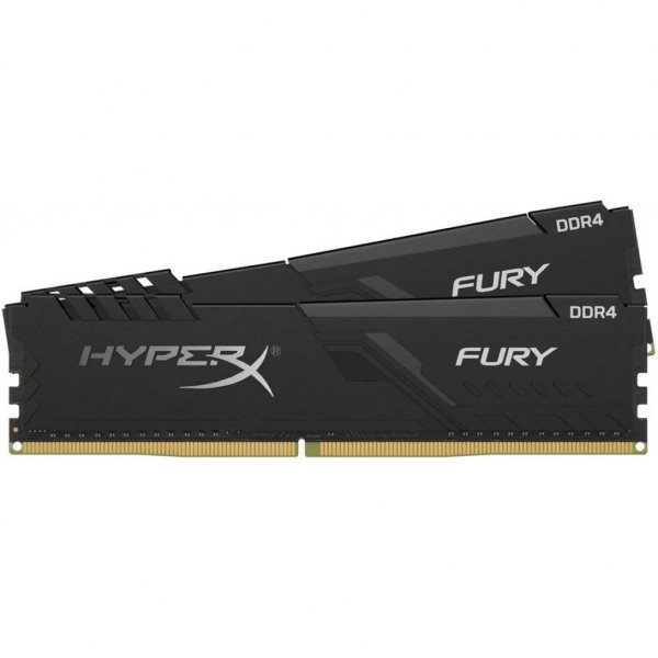 Модуль пам'яті до комп'ютера DDR4 16GB (2x8GB) 3200 MHz HyperX FURY Black Kingston (HX432C16FB3K2/16)
