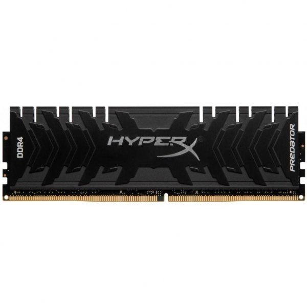 Модуль пам'яті до комп'ютера DDR4 16GB (2x8GB) 3200 MHz HyperX Predator Black Kingston (HX432C16PB3K2/16)