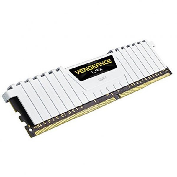 Модуль пам'яті до комп'ютера DDR4 16GB (2x8GB) 3200 MHz LPX White CORSAIR (CMK16GX4M2B3200C16W)