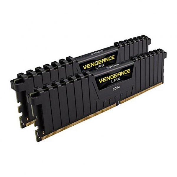 Модуль пам'яті до комп'ютера DDR4 16GB (2x8GB) 3200 MHz Vengeance LPX Black CORSAIR (CMK16GX4M2B3200C16)