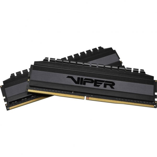 Модуль пам'яті до комп'ютера DDR4 16GB (2x8GB) 3200 MHz Viper 4 Blackout Patriot (PVB416G320C6K)