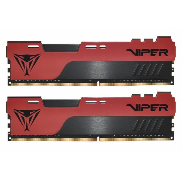 Модуль пам'яті до комп'ютера DDR4 16GB (2x8GB) 3200 MHz Viper Elite II Red Patriot (PVE2416G320C8K)