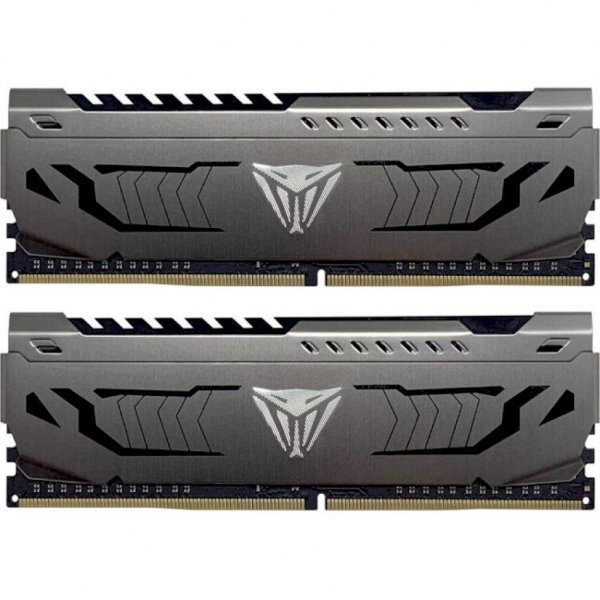 Модуль пам'яті до комп'ютера DDR4 16GB (2x8GB) 3200 MHz Viper Steel Patriot (PVS416G320C6K)