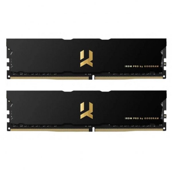 Модуль пам'яті до комп'ютера DDR4 16GB (2x8GB) 4000 MHz IRDM PRO Black GOODRAM (IRP-4000D4V64L18S/16GDC)