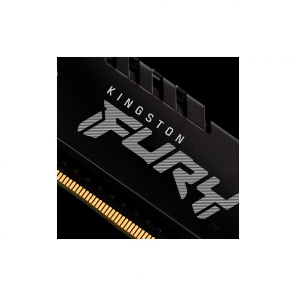Модуль пам'яті до комп'ютера DDR4 32GB (2x16GB) 2666 MHz FURY Beast Black HyperX (Kingston Fury) (KF426C16BBK2/32)