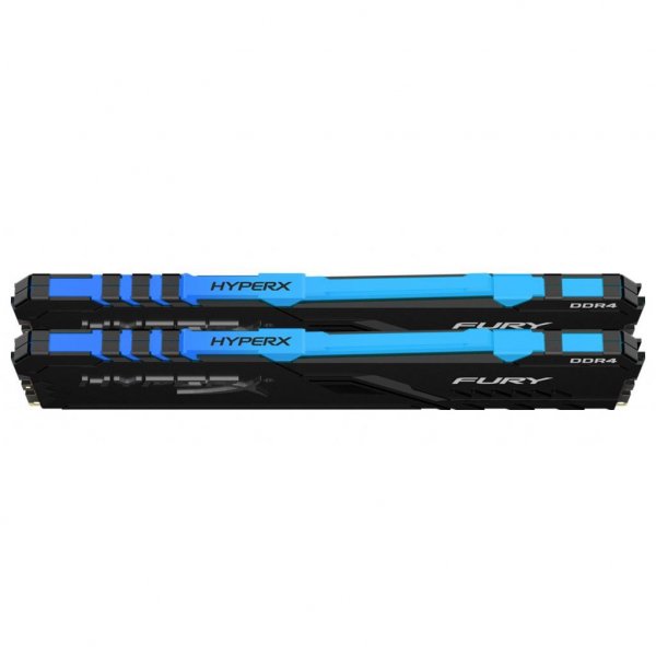 Модуль пам'яті до комп'ютера DDR4 32GB (2x16GB) 2666 MHz HyperX Fury RGB Kingston (HX426C16FB4AK2/32)