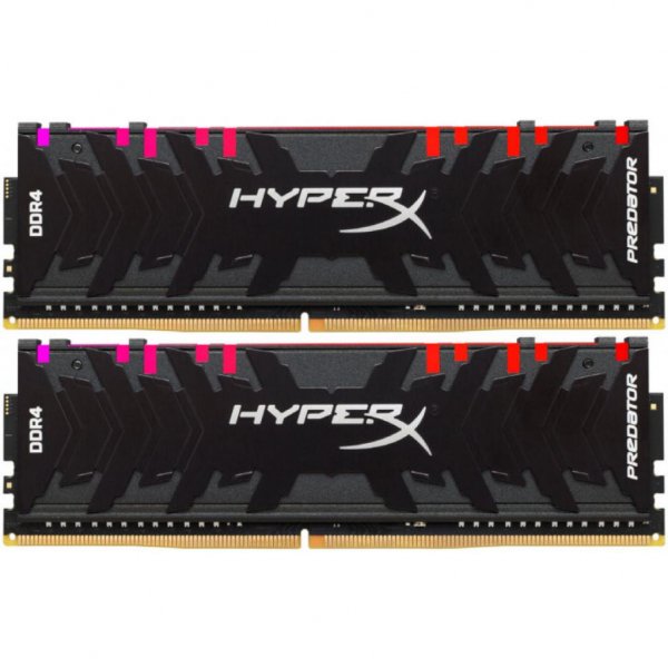 Модуль пам'яті до комп'ютера DDR4 32GB (2x16GB) 3000 MHz HyperX Predator RGB Kingston (HX430C15PB3AK2/32)