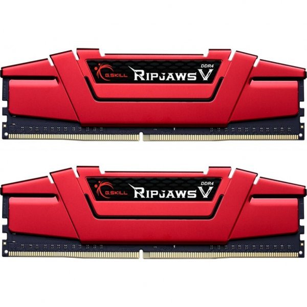 Модуль пам'яті до комп'ютера DDR4 32GB (2x16GB) 3000 MHz Ripjaws V Red G.Skill (F4-3000C16D-32GVRB)