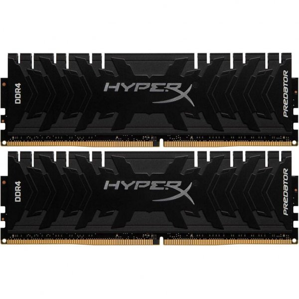 Модуль пам'яті до комп'ютера DDR4 32GB (2x16GB) 3200 MHz HyperX Predator Black Kingston (HX432C16PB3K2/32)