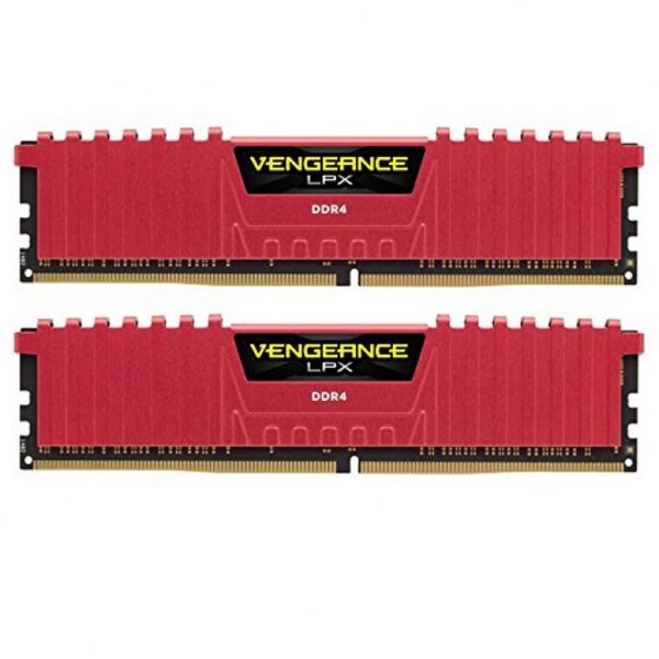 Модуль пам'яті до комп'ютера DDR4 32GB (2x16GB) 3200 MHz Vengeance LPX Red CORSAIR (CMK32GX4M2B3200C16R) Модуль пам'яті до комп'ютера DDR4 32GB (2x16GB) 3200 MHz Vengeance LPX Red CORSAIR (CMK32GX4M2B3200C16R)