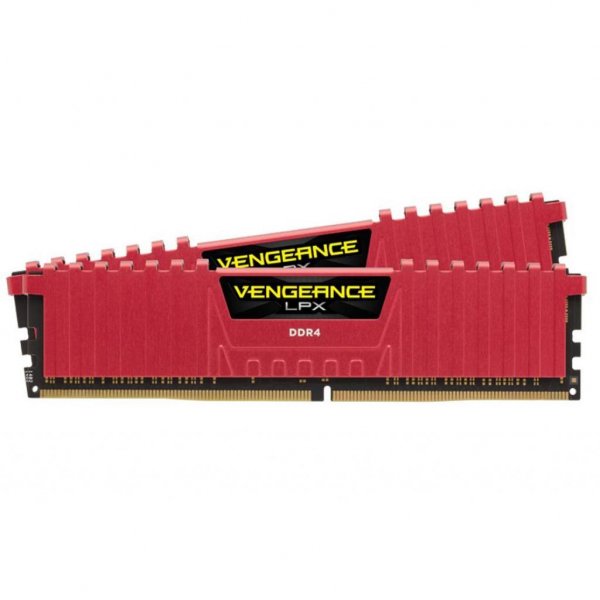 Модуль пам'яті до комп'ютера DDR4 32GB (2x16GB) 3200 MHz Vengeance LPX Red CORSAIR (CMK32GX4M2B3200C16R) Модуль пам'яті до комп'ютера DDR4 32GB (2x16GB) 3200 MHz Vengeance LPX Red CORSAIR (CMK32GX4M2B3200C16R)