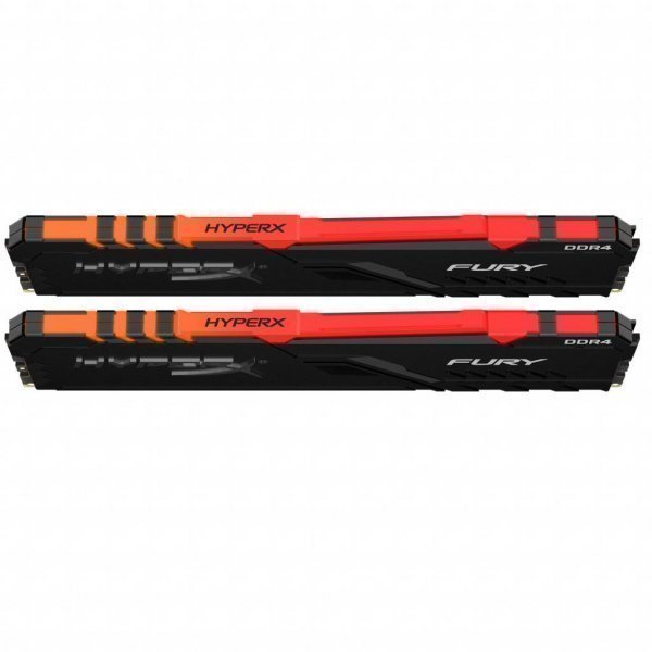 Модуль пам'яті до комп'ютера DDR4 32GB (2x16GB) 3600 MHz HyperX Fury RGB Kingston (HX436C17FB3AK2/32)