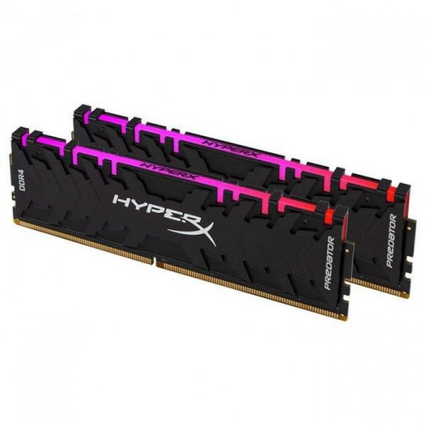 Модуль пам'яті до комп'ютера DDR4 32GB (2x16GB) 3600 MHz HyperX Predator RGB Kingston (HX436C17PB3AK2/32)