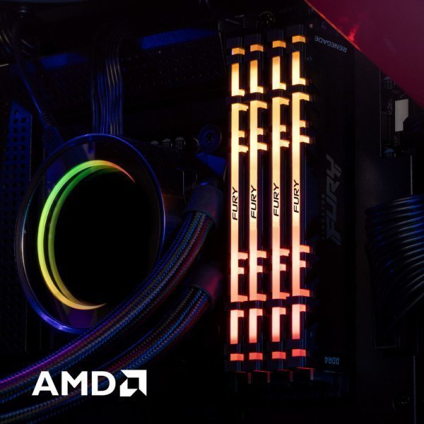 Модуль пам'яті до комп'ютера DDR4 32GB 3600 MHz Fury Renegade RGB HyperX (Kingston Fury) (KF436C16RB1AK2/32)