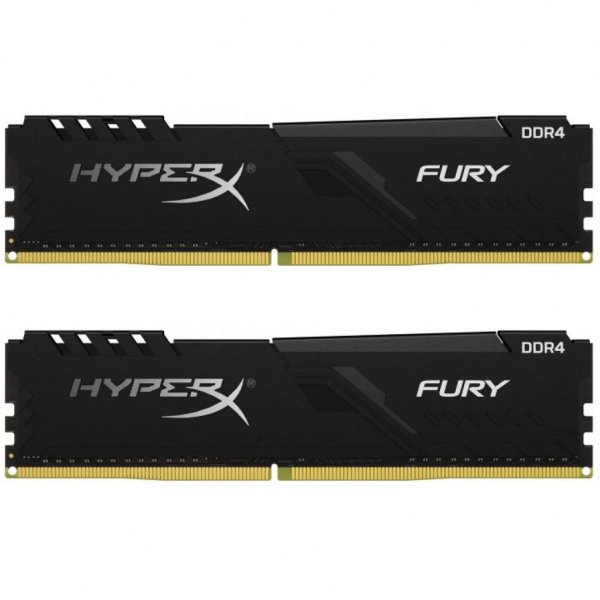 Модуль пам'яті до комп'ютера DDR4 64GB (2x32GB) 2400 MHz HyperX Fury Black Kingston (HX424C15FB3K2/64)