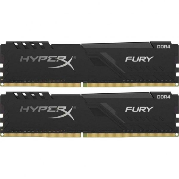 Модуль пам'яті до комп'ютера DDR4 64GB (2x32GB) 2666 MHz HyperX Fury Black Kingston (HX426C16FB3K2/64)