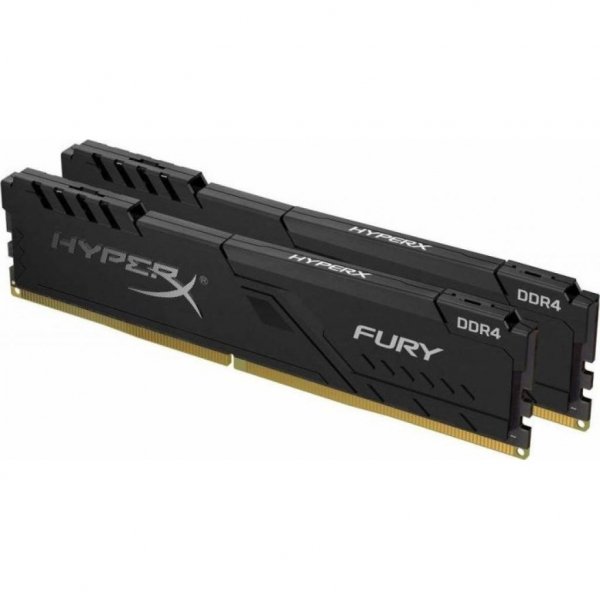 Модуль пам'яті до комп'ютера DDR4 64GB (2x32GB) 2666 MHz HyperX Fury Black Kingston (HX426C16FB3K2/64)