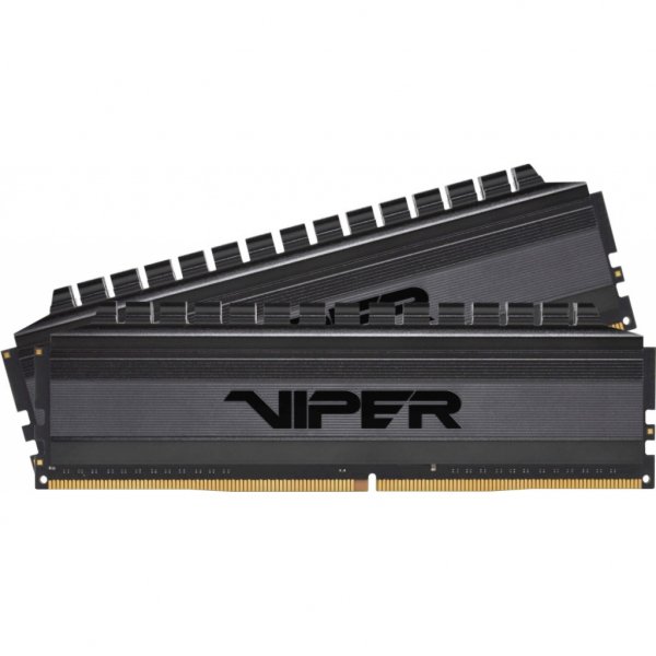 Модуль пам'яті до комп'ютера DDR4 64GB (2x32GB) 3200 MHz Viper 4 Blackout Patriot (PVB464G320C6K)
