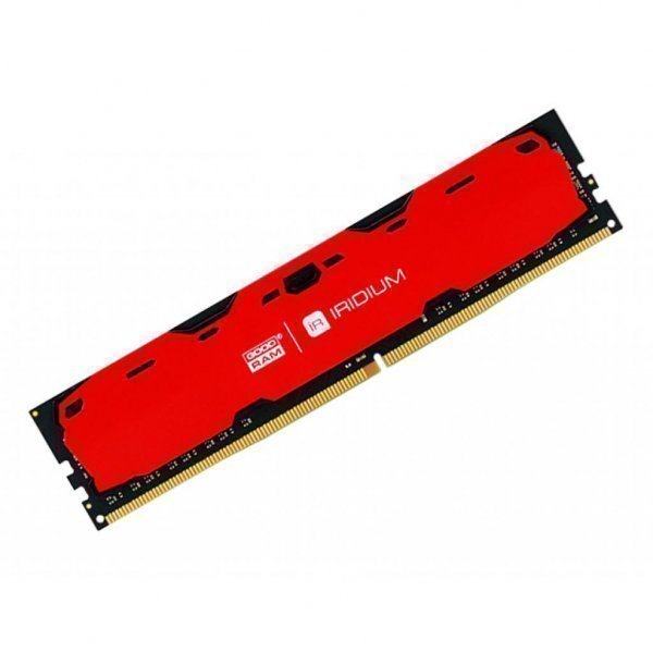 Модуль пам'яті до комп'ютера DDR4 8GB 2400 MHz Iridium Red GOODRAM (IR-R2400D464L15S/8G)