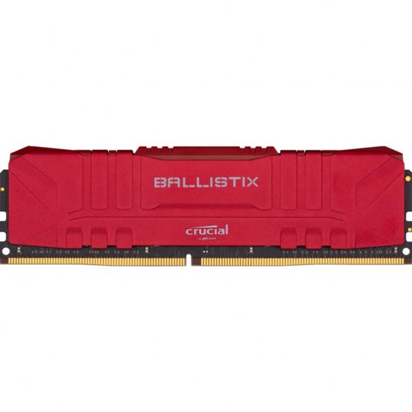 Модуль пам'яті до комп'ютера DDR4 8GB 2666 MHz Ballistix Red MICRON (BL8G26C16U4R)