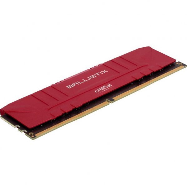 Модуль пам'яті до комп'ютера DDR4 8GB 2666 MHz Ballistix Red MICRON (BL8G26C16U4R)