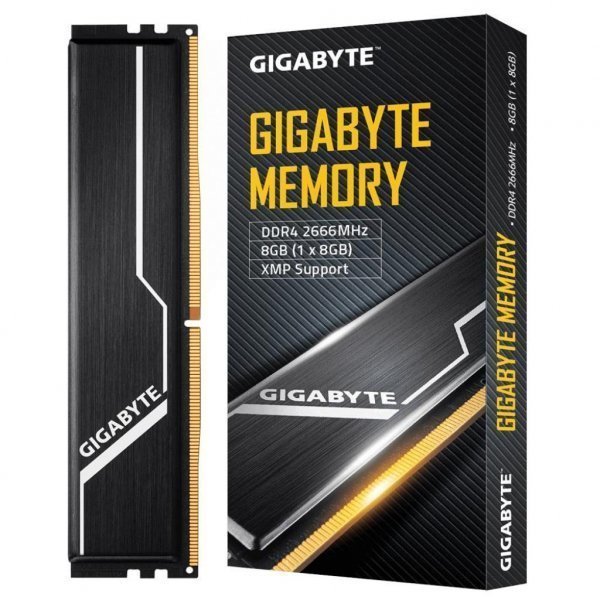 Модуль пам'яті до комп'ютера DDR4 8GB 2666 MHz GIGABYTE (GP-GR26C16S8K1HU408)