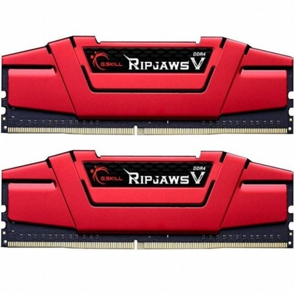 Модуль пам'яті до комп'ютера DDR4 8GB (2x4GB) 2400 MHz RIPJAWS V RED G.Skill (F4-2400C17D-8GVR)