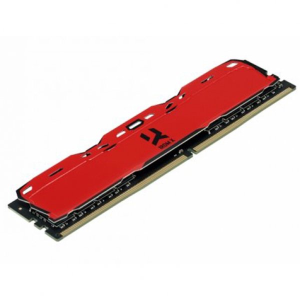 Модуль пам'яті до комп'ютера DDR4 8GB (2x4GB) 3000 MHz Iridium X Red Goodram (IR-XR3000D464L16S/8GDC)