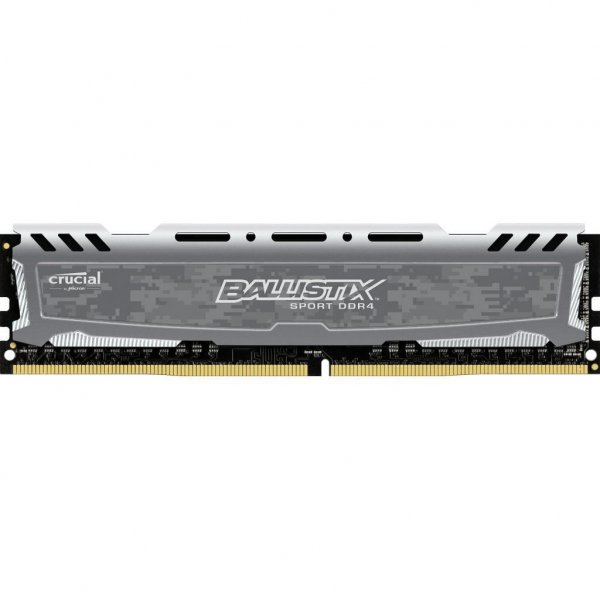 Модуль пам'яті до комп'ютера DDR4 8GB 3000 MHz Ballistix Sport LT Gray MICRON (BLS8G4D30AESBK) Модуль пам'яті до комп'ютера DDR4 8GB 3000 MHz Ballistix Sport LT Gray MICRON (BLS8G4D30AESBK)