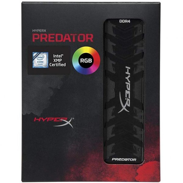 Модуль пам'яті до комп'ютера DDR4 8GB 3000 MHz HyperX Predator RGB Kingston (HX430C15PB3A/8)