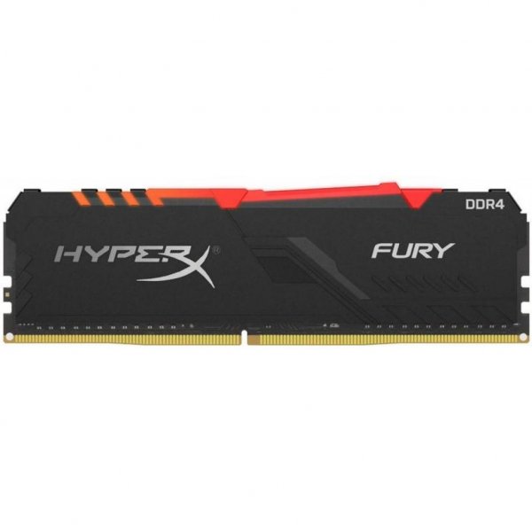Модуль пам'яті до комп'ютера DDR4 8GB 3200 MHz HyperX FURY RGB Kingston (HX432C16FB3A/8)