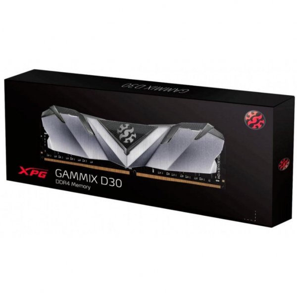 Модуль пам'яті до комп'ютера DDR4 8GB 3200 MHz XPG Gammix D30 Black ADATA (AX4U320038G16-SB30)
