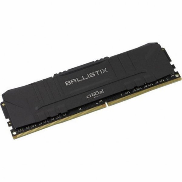 Модуль пам'яті до комп'ютера DDR4 8GB 3600 MHz Ballistix Black MICRON (BL8G36C16U4B)