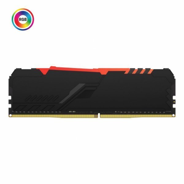 Модуль пам'яті до комп'ютера DDR4 8GB 3600 MHz Fury Beast RGB HyperX (Kingston Fury) (KF436C17BBA/8)