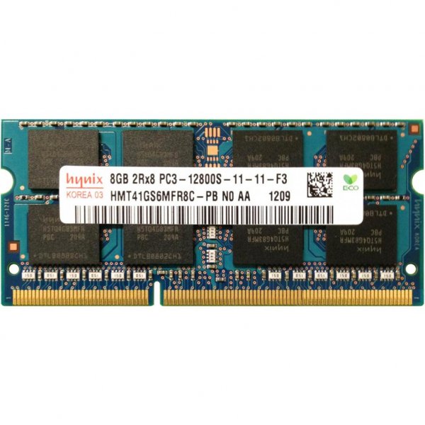 Модуль пам'яті до ноутбука SoDIMM DDR 3 8GB 1600 MHz Hynix (HMT41GS6MFR8C-PB)