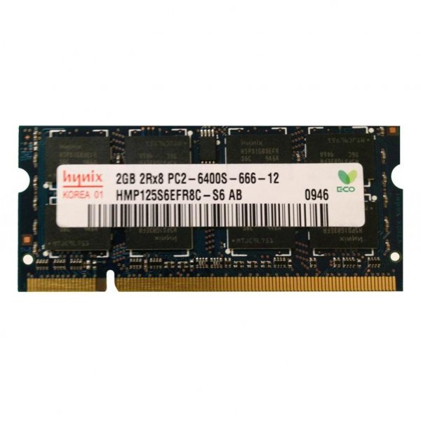Модуль пам'яті до ноутбука SoDIMM DDR2 2GB 800 MHz Hynix (HMP125S6EFR8C-S6) Модуль пам'яті до ноутбука SoDIMM DDR2 2GB 800 MHz Hynix (HMP125S6EFR8C-S6)