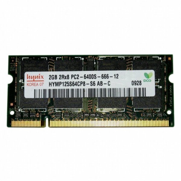 Модуль пам'яті до ноутбука SoDIMM DDR2 2GB 800 MHz Hynix (HYMP125S64CP8-S6)