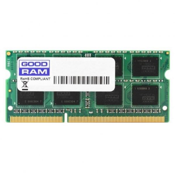 Модуль пам'яті до ноутбука SoDIMM DDR3 4GB 1600 MHz GOODRAM (GR1600S364L11S/4G)