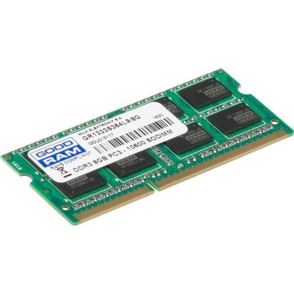 Модуль пам'яті до ноутбука SoDIMM DDR3 8GB 1333 MHz GOODRAM (GR1333S364L9/8G)