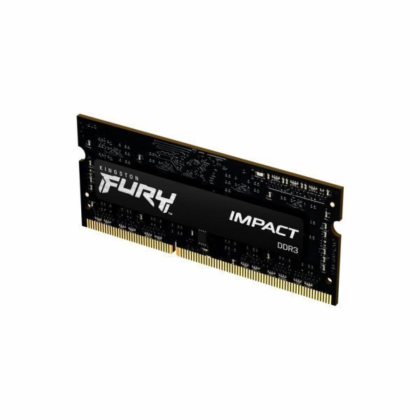 Модуль пам'яті до ноутбука SoDIMM DDR3L 4GB 1600 MHz Fury Impact HyperX (Kingston Fury) (KF316LS9IB/4)