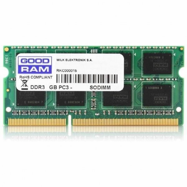 Модуль пам'яті до ноутбука SoDIMM DDR3L 8GB 1600 MHz GOODRAM (GR1600S3V64L11/8G)