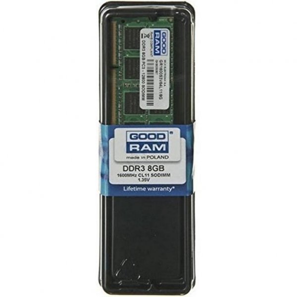 Модуль пам'яті до ноутбука SoDIMM DDR3L 8GB 1600 MHz GOODRAM (GR1600S3V64L11/8G)