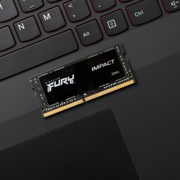 Модуль пам'яті до ноутбука SoDIMM DDR4 16GB 2933 MHz Fury Impact HyperX (Kingston Fury) (KF429S17IB1/16)