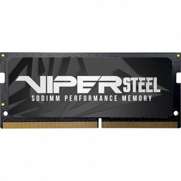 Модуль пам'яті до ноутбука SoDIMM DDR4 16GB 3000 MHz Viper Steel Patriot (PVS416G300C8S)