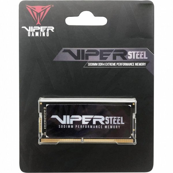 Модуль пам'яті до ноутбука SoDIMM DDR4 16GB 3000 MHz Viper Steel Patriot (PVS416G300C8S)