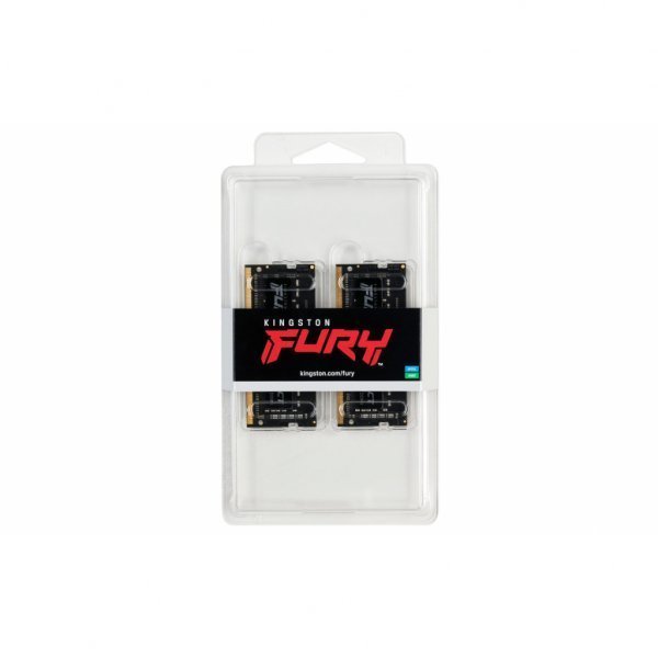 Модуль пам'яті до ноутбука SoDIMM DDR4 64GB (2x32GB) 3200 MHz Fury Impact Kingston Fury (ex.HyperX) (KF432S20IBK2/64)