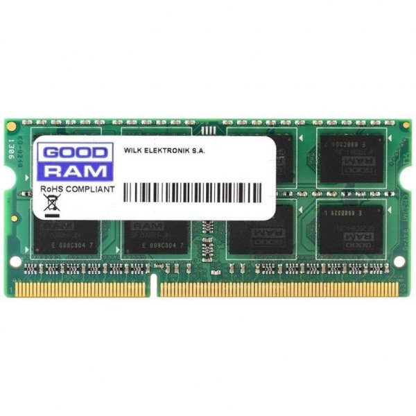 Модуль пам'яті до ноутбука SoDIMM DDR4 8GB 2400 MHz GOODRAM (GR2400S464L17S/8G)
