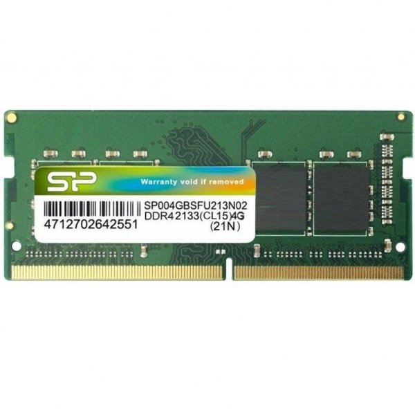 Модуль пам'яті до ноутбука SoDIMM DDR4 8GB 2400 MHz Silicon Power (SP008GBSFU240B02)